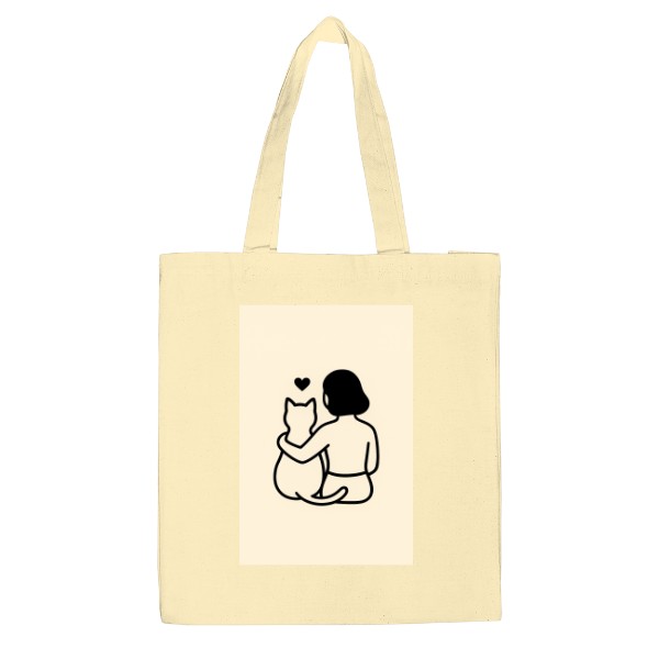 Velká plátěná taška s potiskem Nový produkt